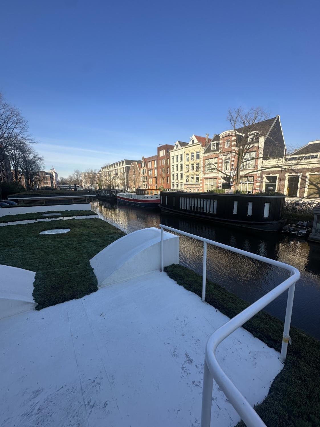 Houseboat Bnb The Floating Nest Amsterdam Exterior photo